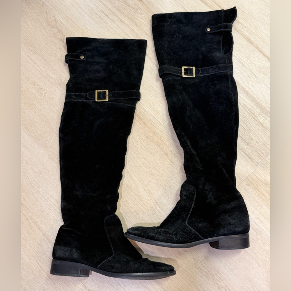 Matisse Black Textured Boots